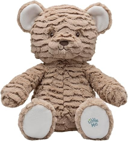 Little Me Tan Plush Teddy Bear (10 in. Sitting)