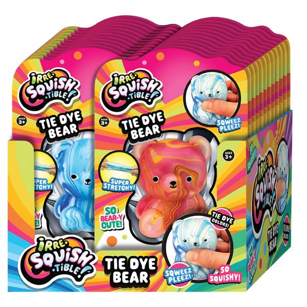 Squishy Tie-Dye Bear (Random)