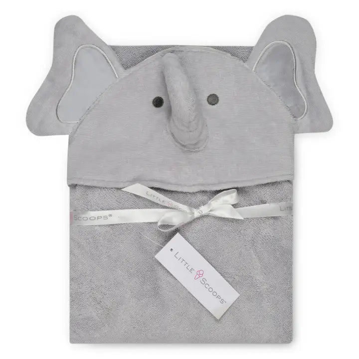 Iscream-Little Scoops Elephant Hooded Towel
