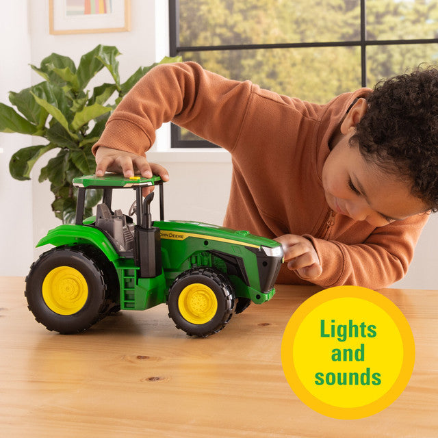 John Deere Lights & Sounds Tractor Toy - 12 Inches