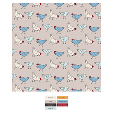 Kickee Pants Print Convertible Sleeper with Zipper in Latte Chickens