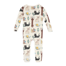 Kickee Pants Print Convertible Sleeper with Zipper in Natural Books & Pets