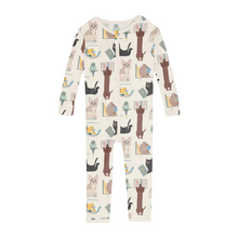 Kickee Pants Print Convertible Sleeper with Zipper in Natural Books & Pets