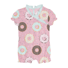Kickee Pants Print Ruffle Romper in Cake Pop Donuts and Sprinkles (6-12 Months)