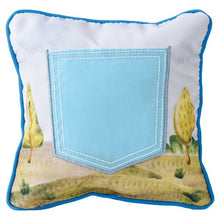 Inspirational Prayer Pillow - Blue