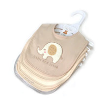Rene Rofe 5 Pack Soft Cotton Poly Embroidered Baby Bibs