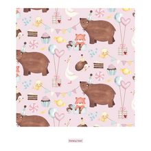 Kickee Pants Print Muffin Ruffle Coverall with 2 Way  Zipper in Shrinking Violet Forest Party