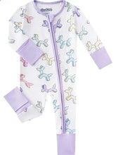 PoshTOT Balloon Puppy Bamboo Baby Convertible Zippy Romper