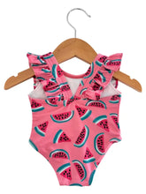 Watermelon / Monaco Swimsuit / Upf 50+