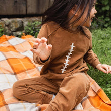 Burt's Bees Baby Acid Wash Football Infant Sweatshirt Set