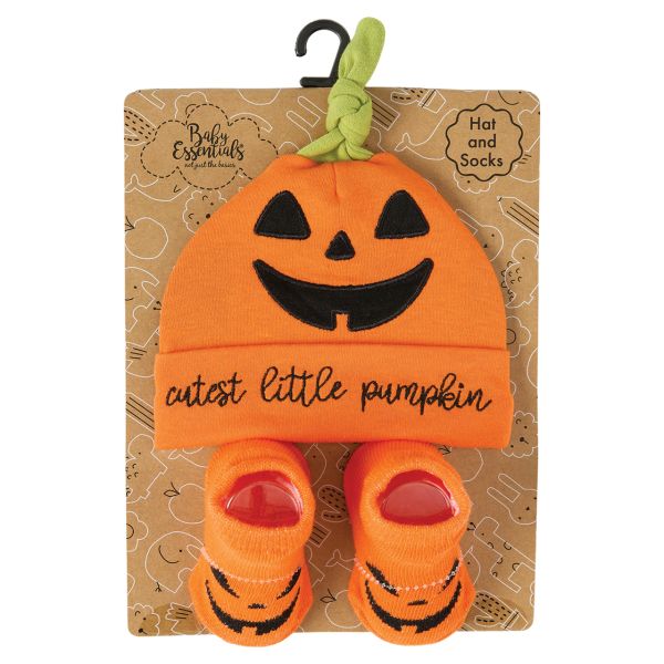 Cutest Little Pumpkin Baby Accessory Set 0-6M
