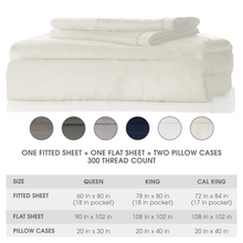 Kickee Pants Woven Sheet Set in Ivory (King)