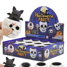 Skull Bat Pop-Up Halloween Squishy Toy
