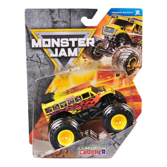 Spin Master Monster Jam, 1:64 Scale Monster Truck Die-Cast Classroom Crusher