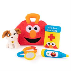Gund Sesame Street Official Furry Friends Forever Elmo & Tango Checkup Playset, 8 in