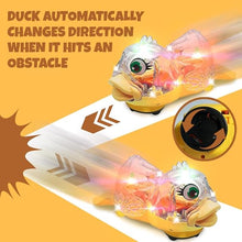 Light up Musical Dancing Duck with Bump and Go Mechanism