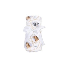 Angel Dear Farm Animals Rope Cameos Uni - Swaddle Blanket