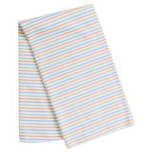 4-Piece Cotton Flannel Receiving Blanket Set - Blue