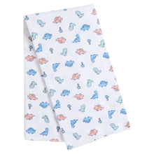 4-Piece Cotton Flannel Receiving Blanket Set - Blue