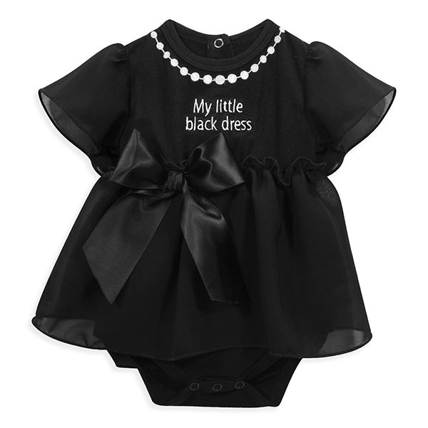 My Little Black Dress Baby Bodysuit 3-6m