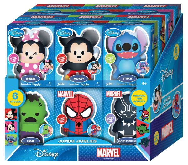 Disney and Marvel Jumbo Jiggly Characters