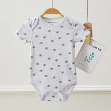 Pack of 3 Baby Boys Cloud & Sun Pattern Bodysuits