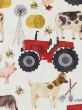 Clover Cottage Red Farm Boy Romper
