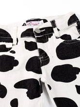 Clover Cottage Cow Denim Flares