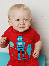 Lemon Loves Lime Baby-Three Musketeer Robot Romper (6-12m)