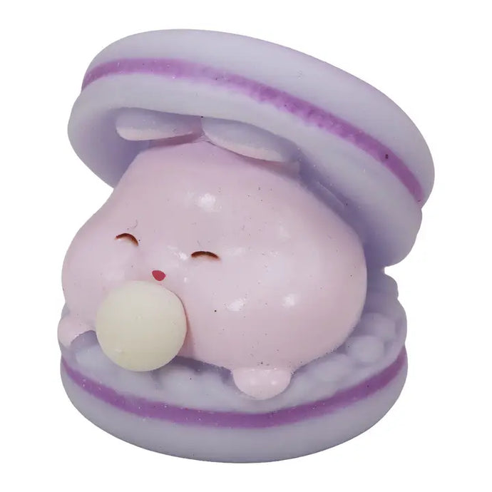 Drooling Sleepy Macaron Animal Squishy Toy