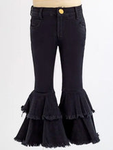 Clover Cottage Black Denim Flares