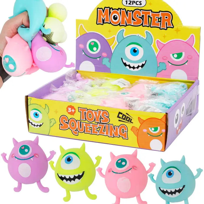 Alien Monster Fluffy Slime Filled Squishy