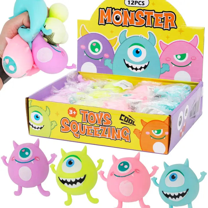 Alien Monster Fluffy Slime Filled Squishy