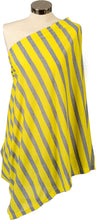 Itzy Ritzy Nursing Happens Scarf in Canary Stripe (Yellow)