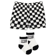 Baby 3-Piece Bodysuit & Shorts Set with Socks - Dad's Little Dude