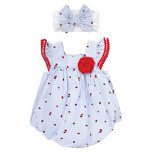 Baby Romper & Headband Set- Lady Bug