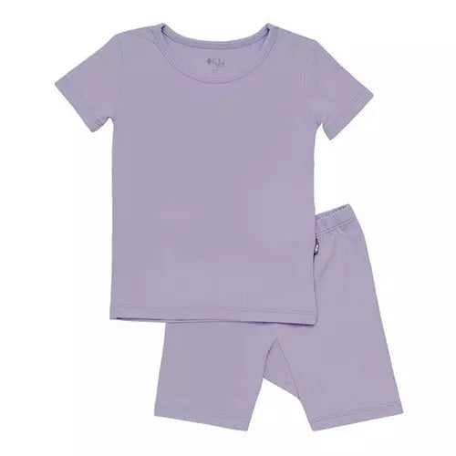 Kyte Short Sleeve Pajamas Set in Taro