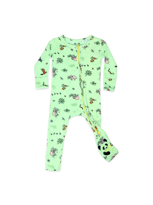 Rainforest Bamboo Convertible Footie