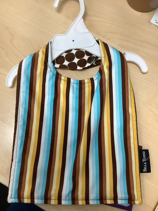 Bella Tunno Brown Stripe Bib