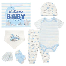 8-Piece Baby Gift Set - Blue Dinosaur