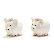 Piggy Bank with Crown in Gift Box
