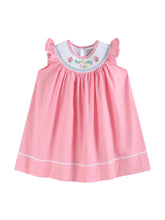 Pink Birthday Girl Smocked Bishop Dress