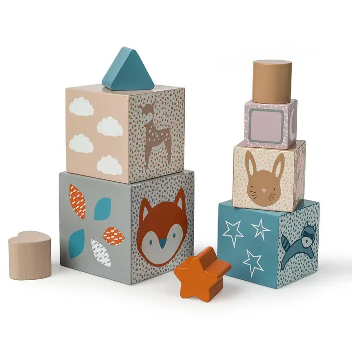 Mary Meyer Leika Nesting & Stacking Wood Blocks