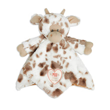 Barnyard Rattle Blankie Cow by Demdaco