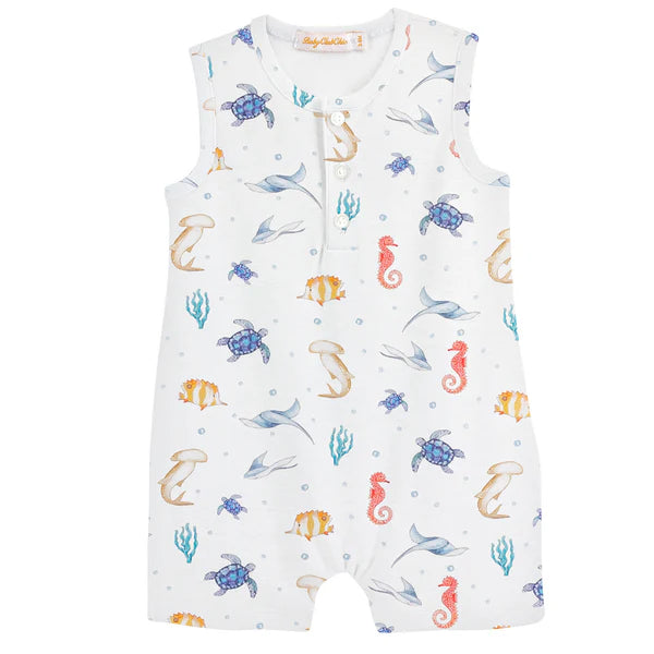 Baby Club Chic Sea Friends Boy Romper