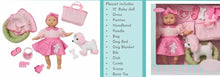 Madame Alexander 12" Doll Puppy Care Playset 13 pieces