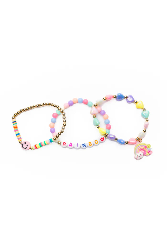 Great Pretenders Rainbow Smiles Bracelet Set