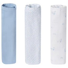 Mayoral Baby Muslin Swaddles 3 pack- Gray, Pink, or Blue