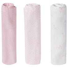 Mayoral Baby Muslin Swaddles 3 pack- Gray, Pink, or Blue