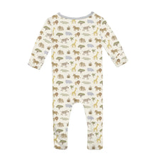 Kickee Pants Print Convertible Coverall in Natural Mini Safari
